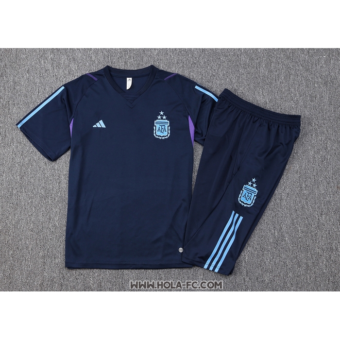 Chandal del Argentina 2023-2024 Manga Corta Azul - Pantalon Corto